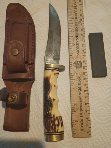 Schrade hunting knife with - schrade,